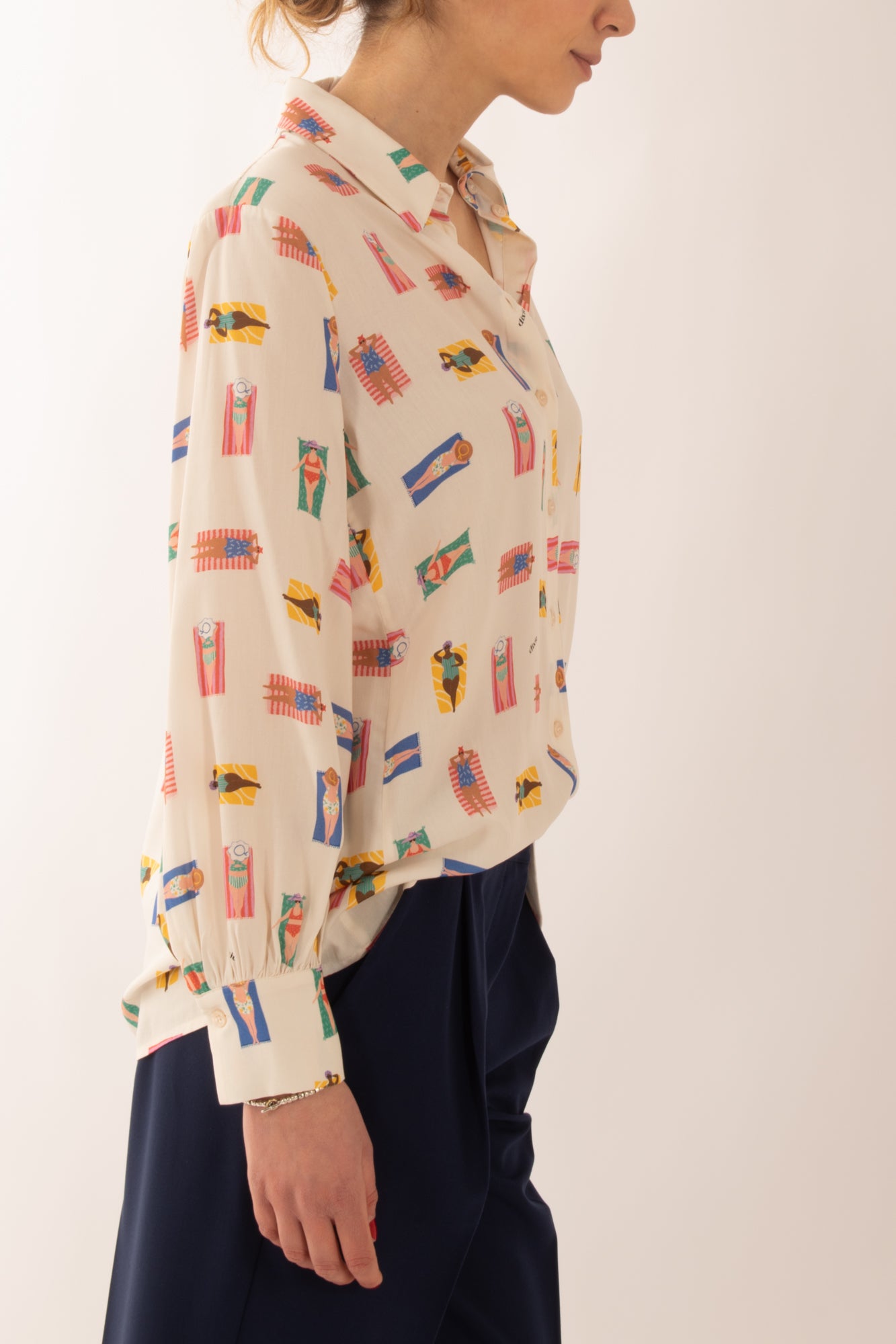 Camicia stampata da Donna Dixie - Burro