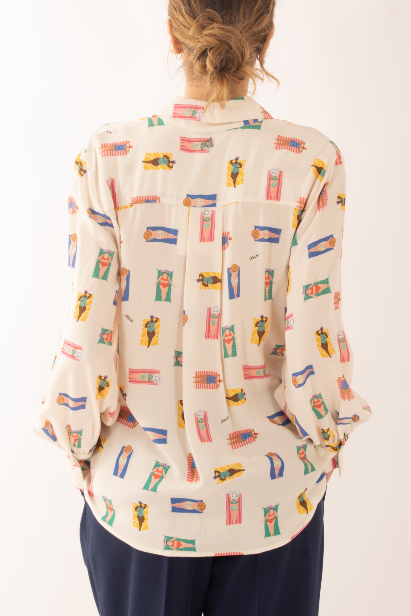 Camicia stampata da Donna Dixie - Burro