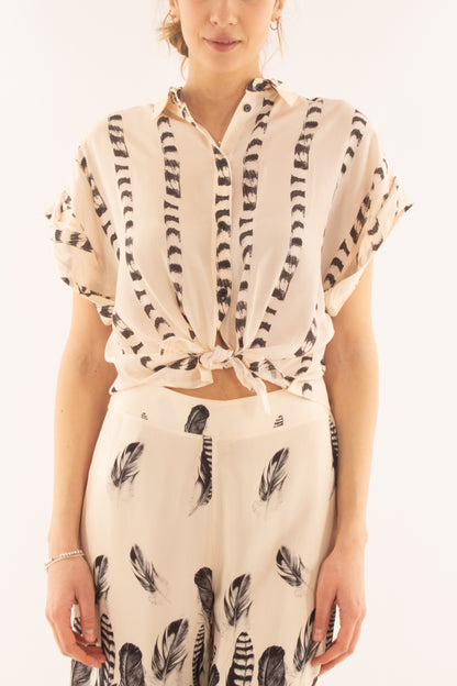 Camicia fantasia da Donna Dixie - Burro