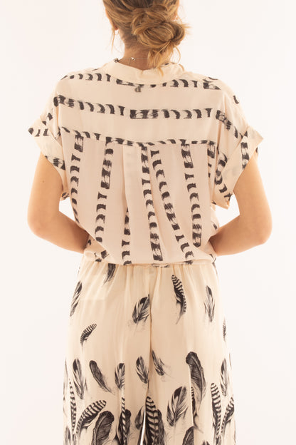 Camicia fantasia da Donna Dixie - Burro