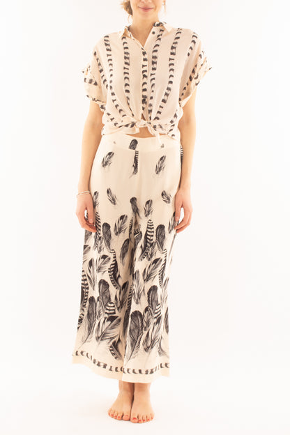 Camicia fantasia da Donna Dixie - Burro