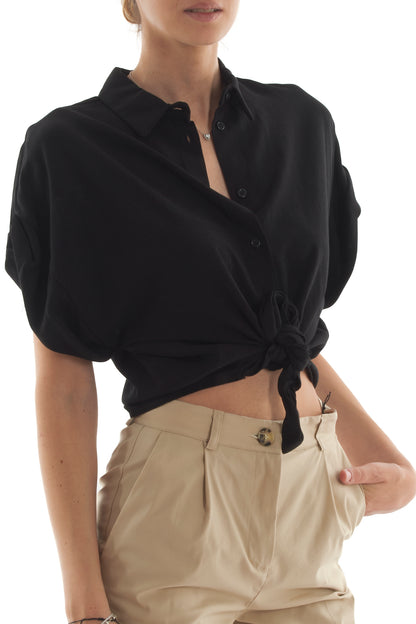 Camicia manica corta da Donna Dixie - Nero