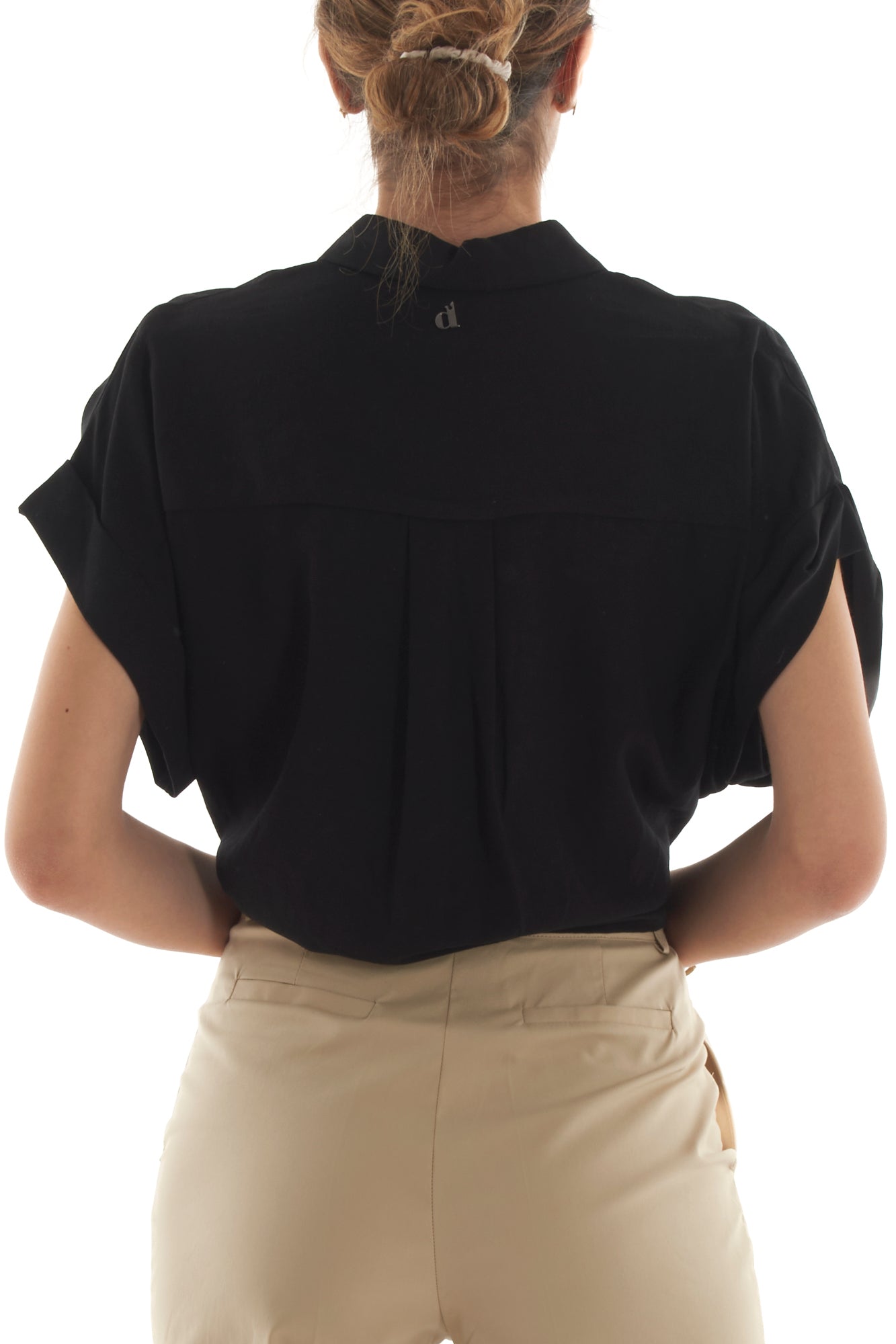 Camicia manica corta da Donna Dixie - Nero