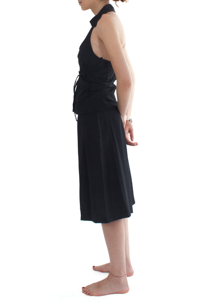 Shorts al ginocchio da Donna Dixie - Nero