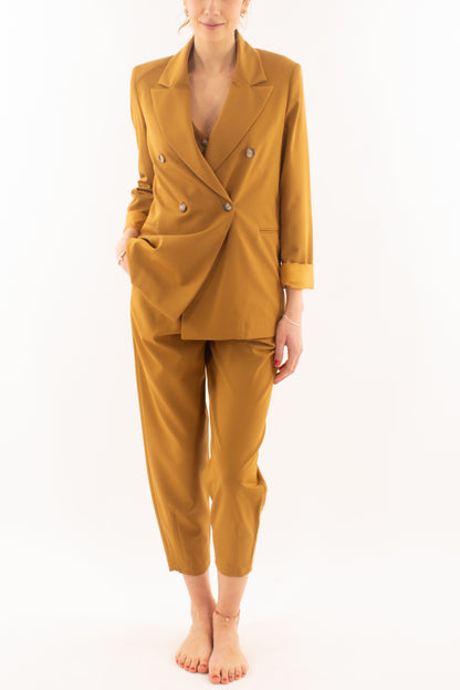 Giacca doppio petto da Donna Dixie - Bronzo