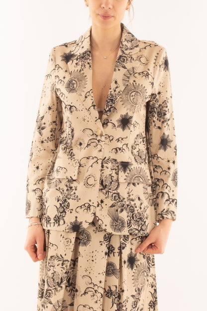 Giacca fantasia da Donna Dixie - Camel