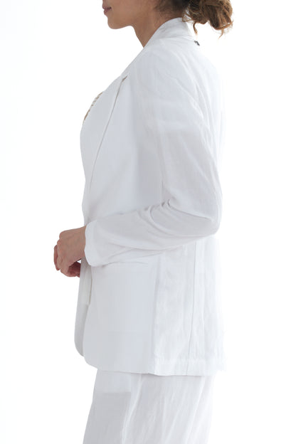 Giacca monopetto da Donna Dixie - Bianco