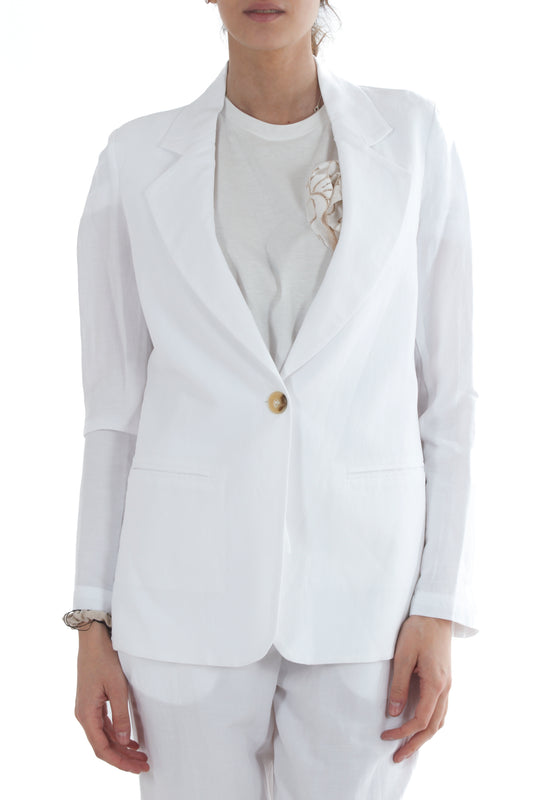 Giacca monopetto da Donna Dixie - Bianco