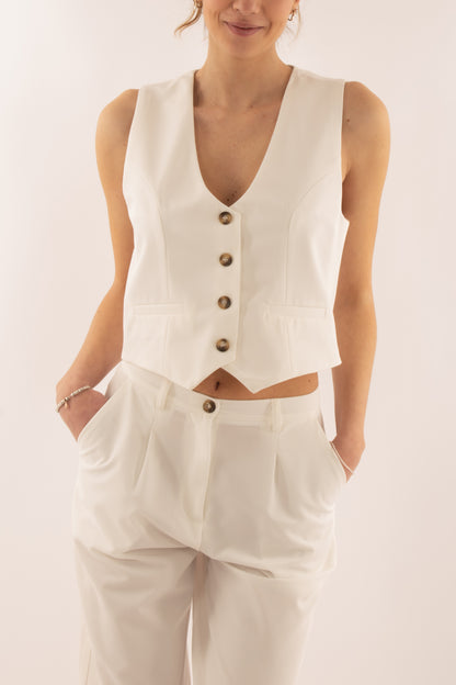 Gilet da donna Dixie - Bianco