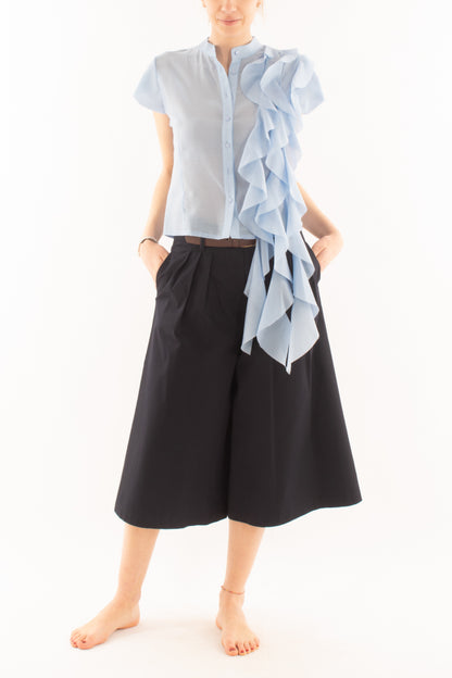 Pantalone corto largo da Donna Dixie - Blu