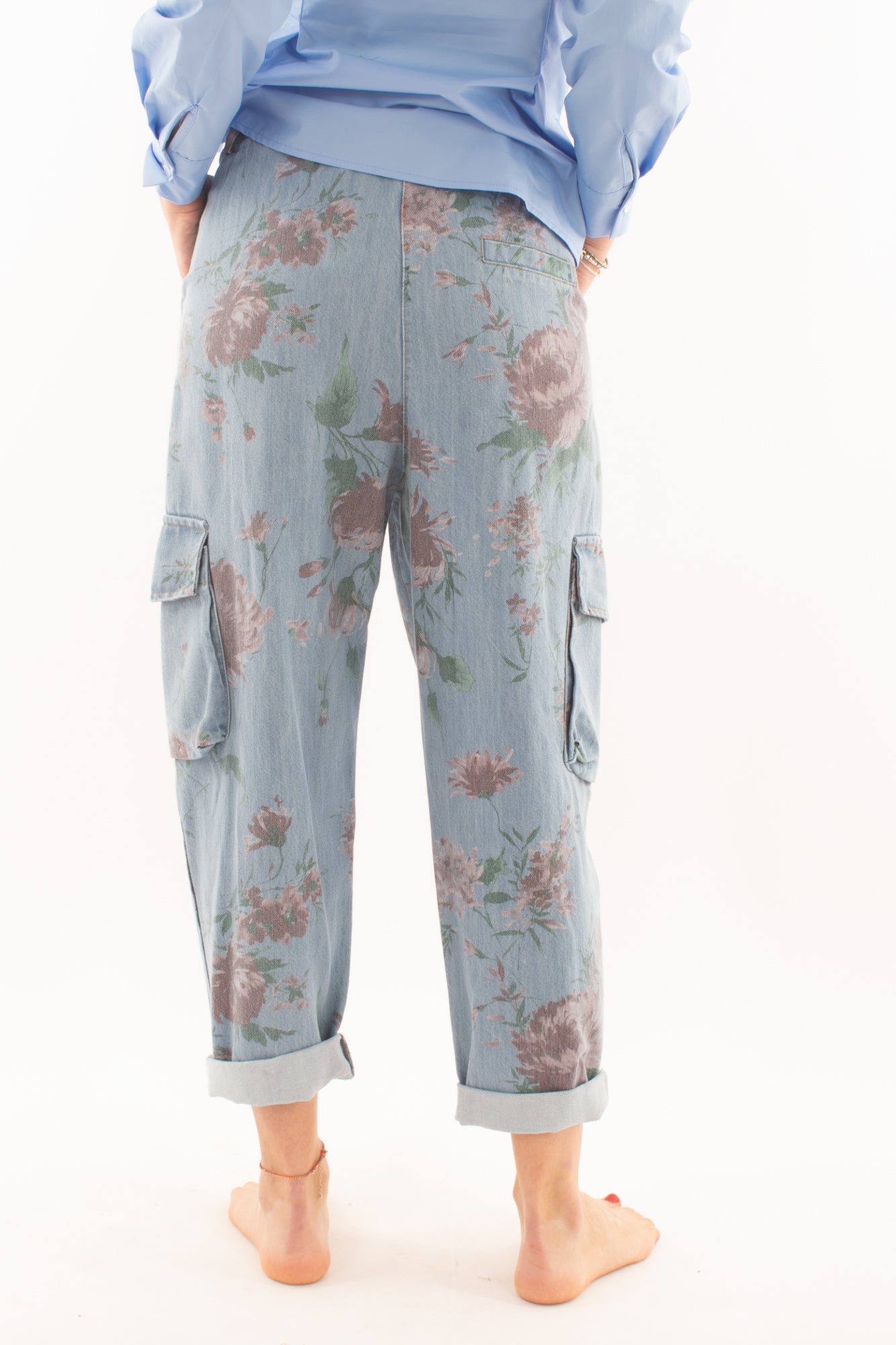 Jeans con stampa floreale da Donna Dixie - Denim