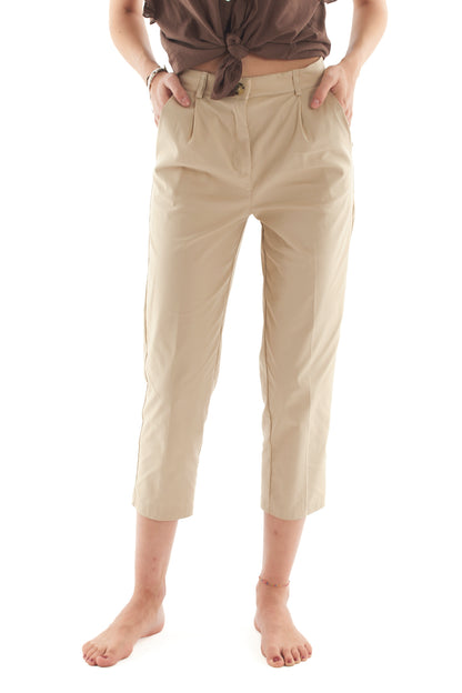 DIXIE Pantalone taglio uomo da Donna - Motel - Sabbia Beige