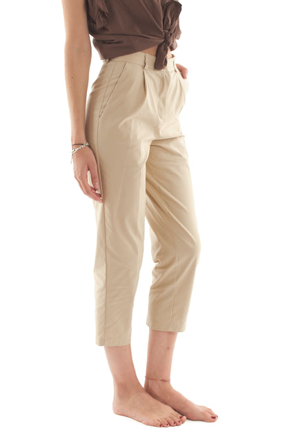 DIXIE Pantalone taglio uomo da Donna - Motel - Sabbia Beige