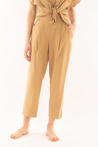 DIXIE Pantalone morbido da Donna Dixie - Beige Beige