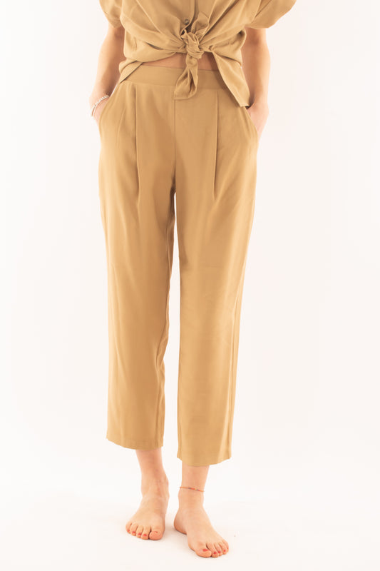 Pantalone morbido da Donna Dixie - Beige