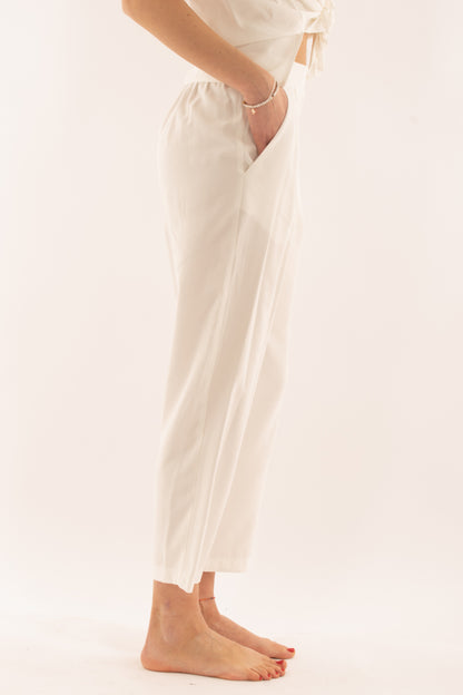 Pantalone morbido da Donna Dixie - Bianco