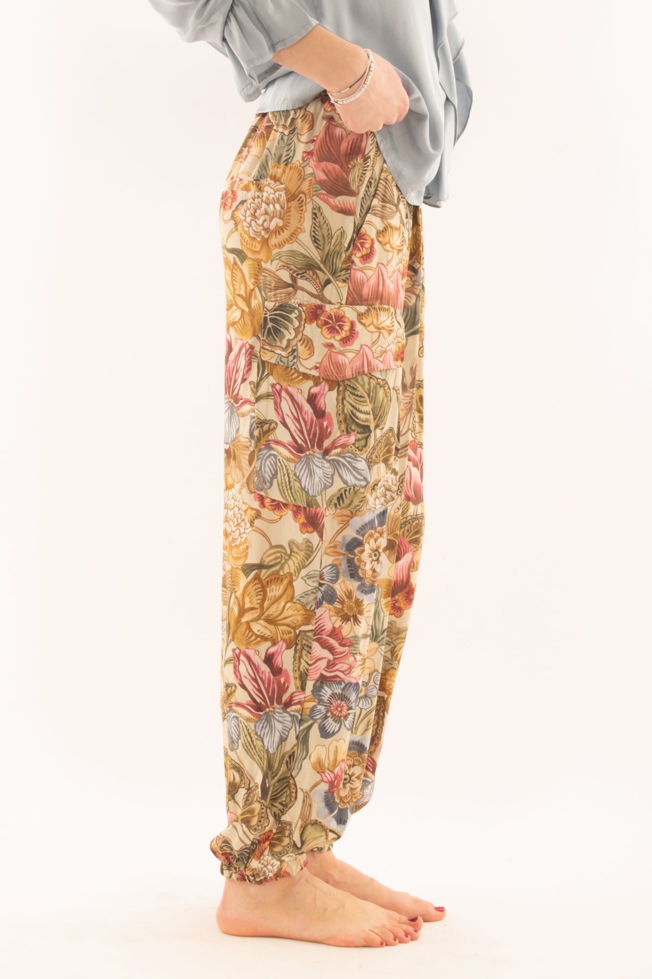 Pantalone in viscosa da Donna Dixie - Multicolor