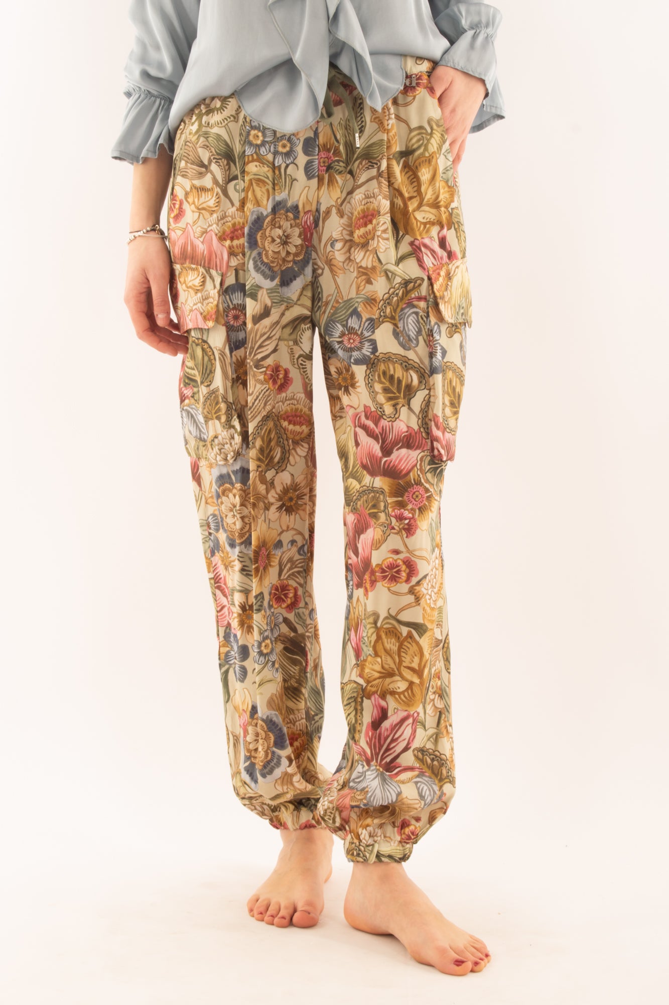 Pantalone in viscosa da Donna Dixie - Multicolor