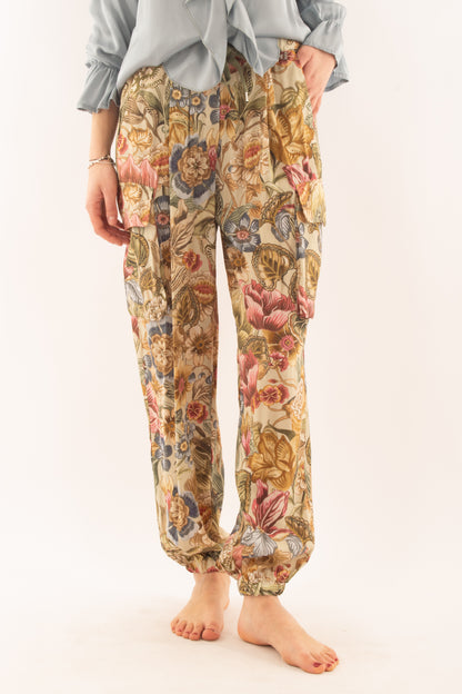 Pantalone in viscosa da Donna Dixie - Multicolor
