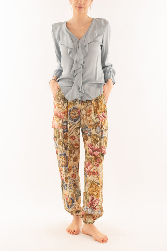 Pantalone in viscosa da Donna Dixie - Multicolor