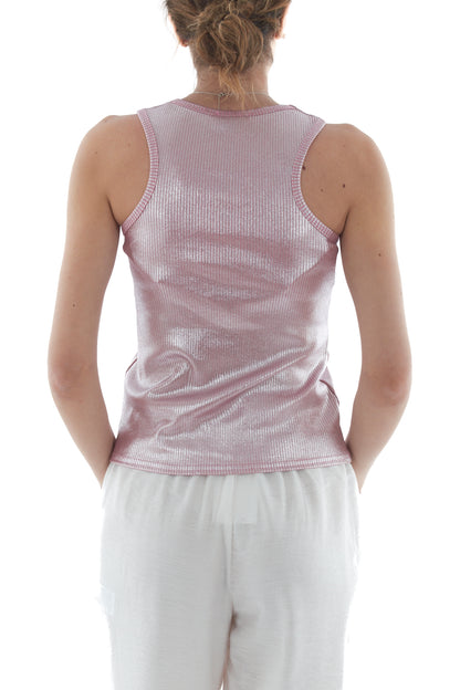 Canottiera spalmata da Donna Dixie - Rosa