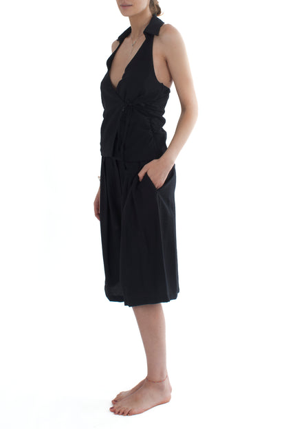 Gilet allacciato di lato da Donna Dixie Senape