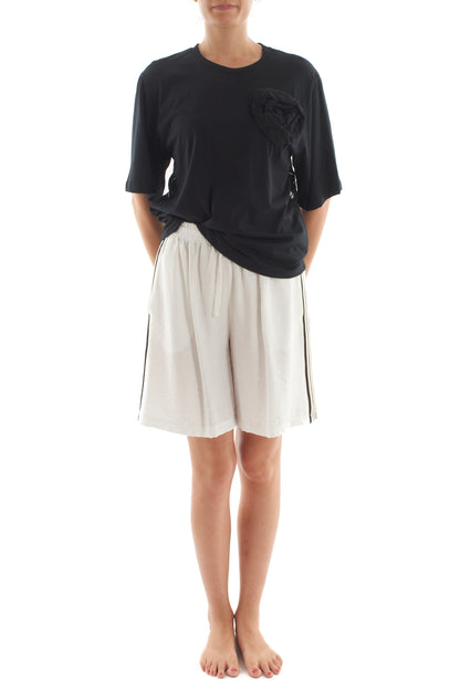 maglia con pizzo da Donna Dixie - Nero