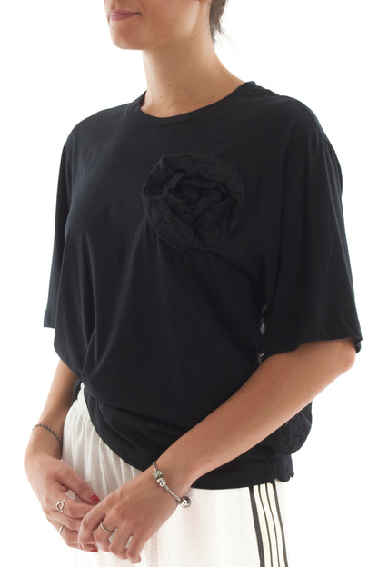 maglia con pizzo da Donna Dixie - Nero