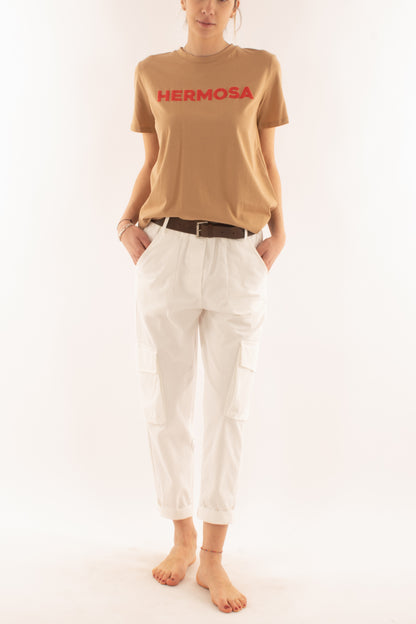 T-shirt con scritta 'hermosa' da Donna Dixie - Biscotto