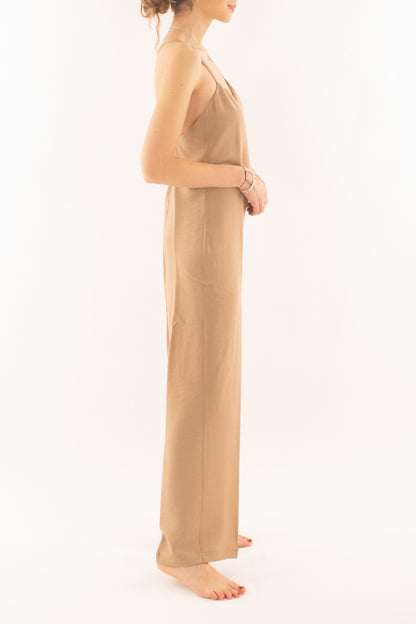Tuta con pantalone palazzo da Donna Dixie - Beige