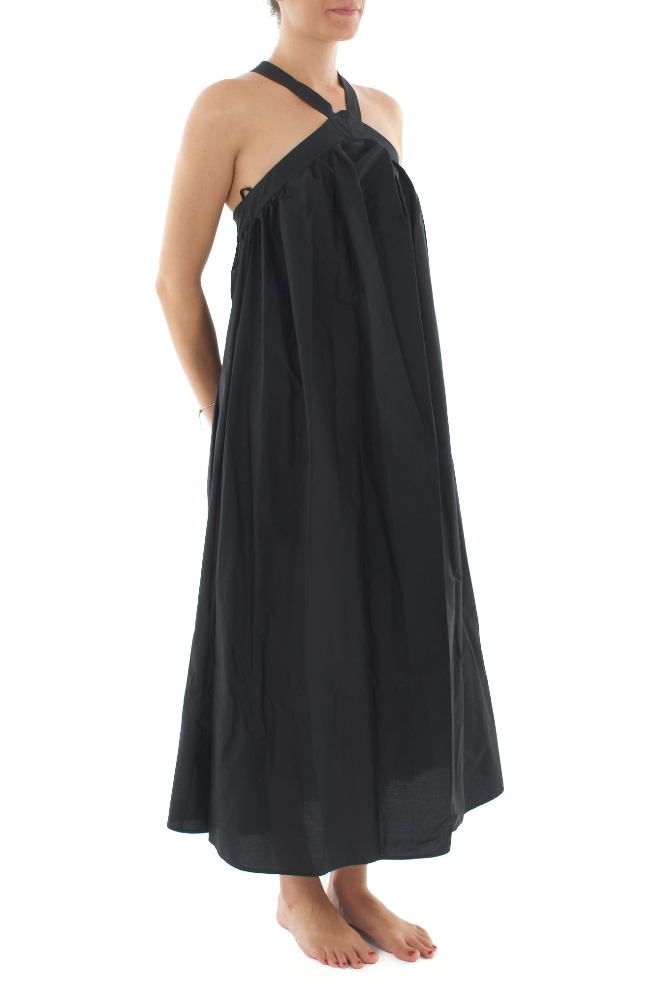 Abito lungo ampio da Donna Imperial - Nero