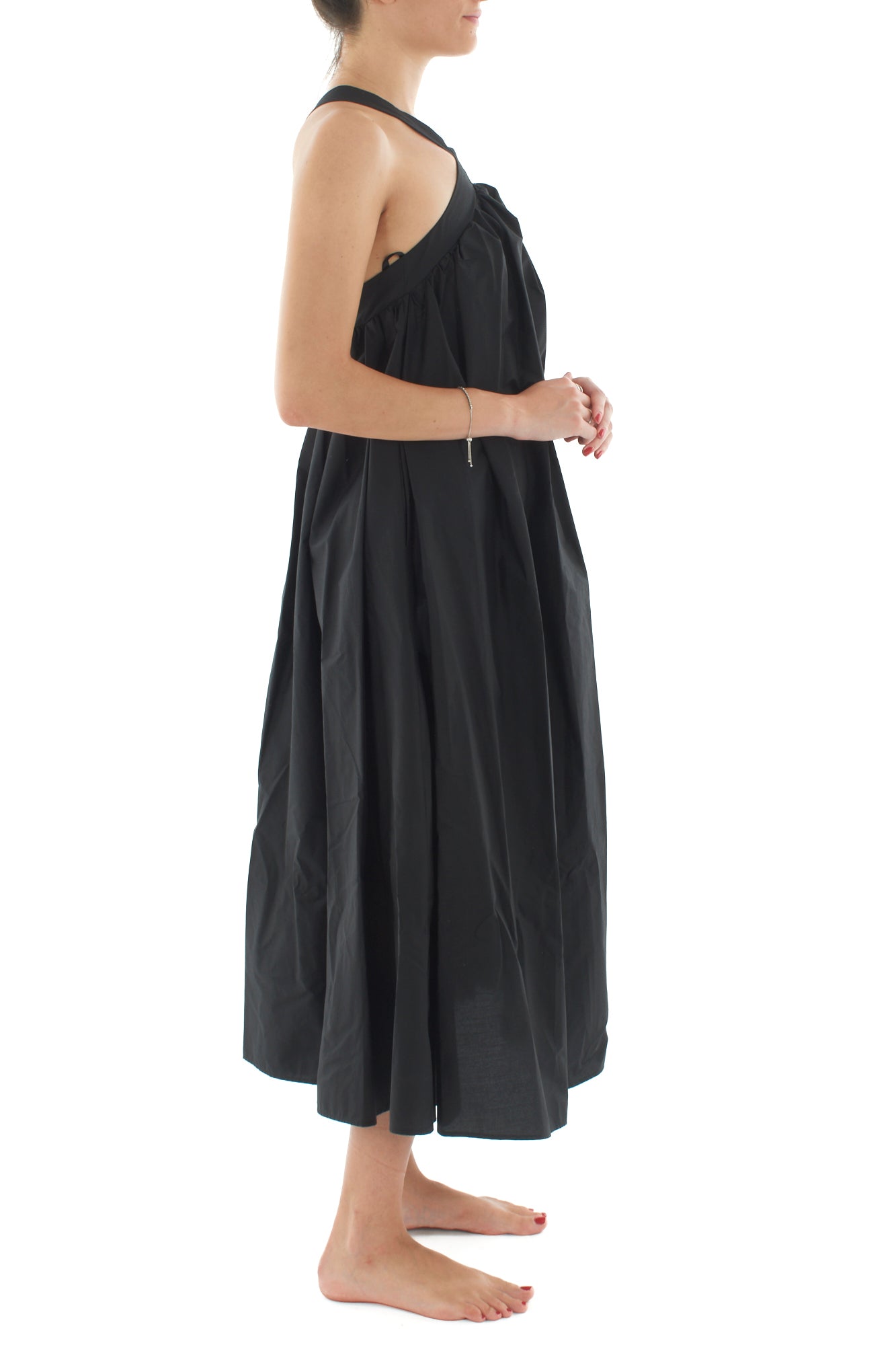 Abito lungo ampio da Donna Imperial - Nero