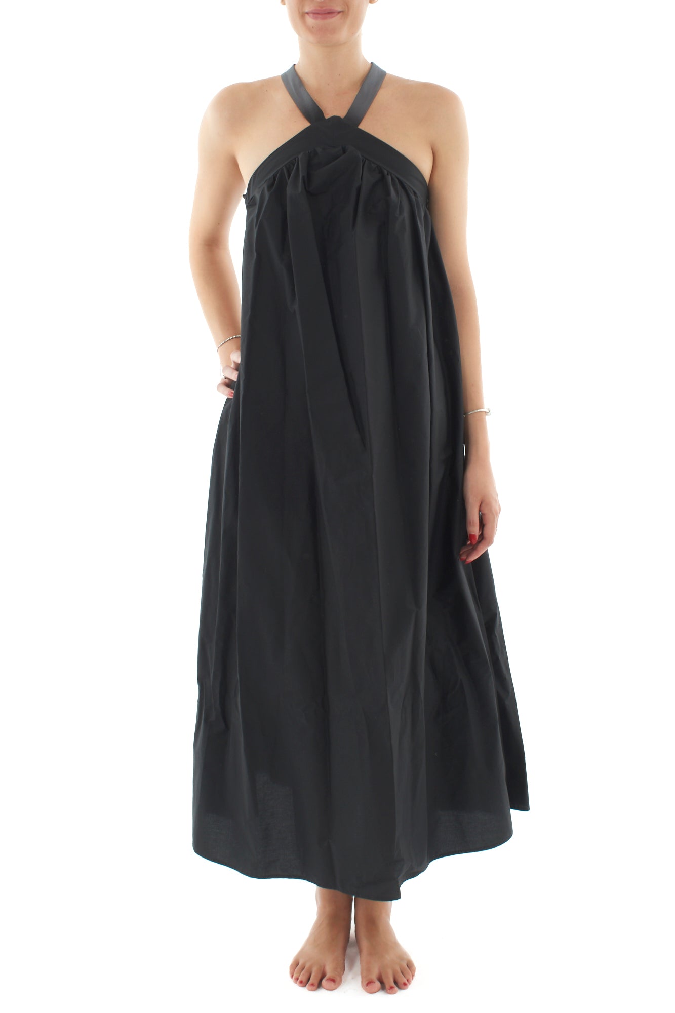Abito lungo ampio da Donna Imperial - Nero