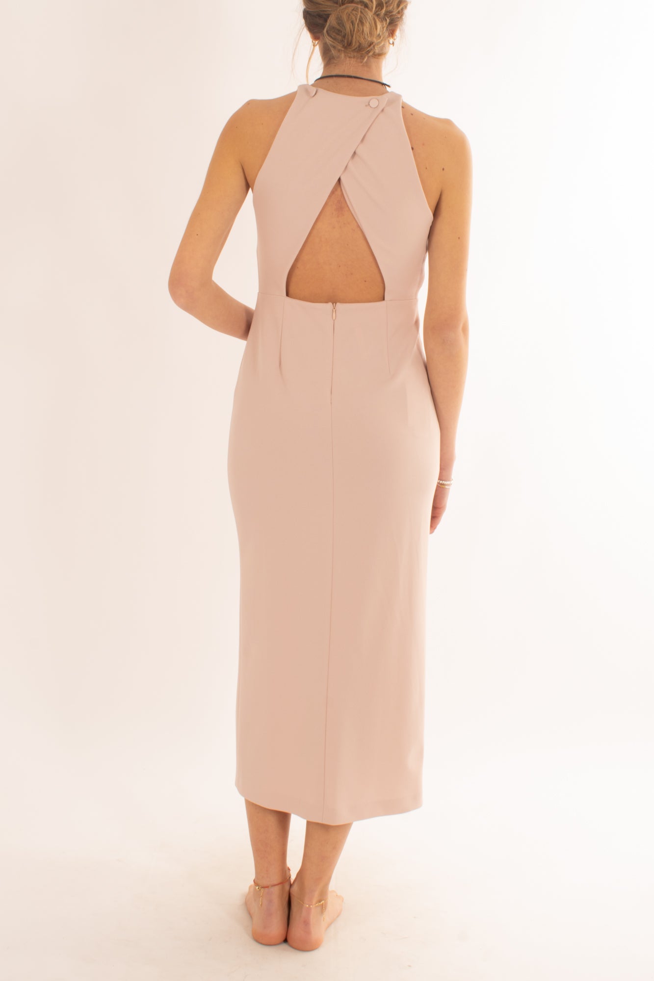 Abito lungo smanicato con scollatura da Donna Imperial - Candy