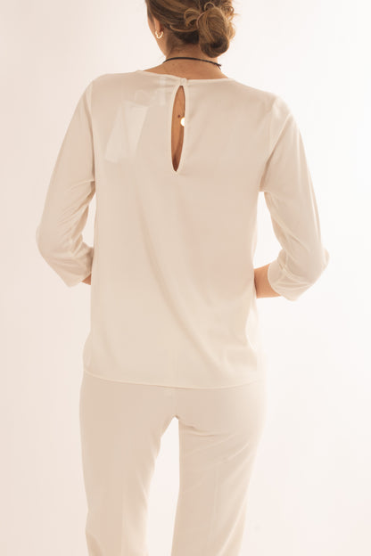 Blusa manica 3/4 da donna Imperial - Champagne