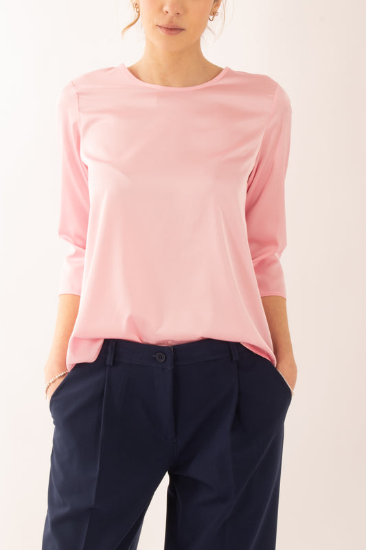 Blusa manica 3/4 da donna Imperial - Pink lady