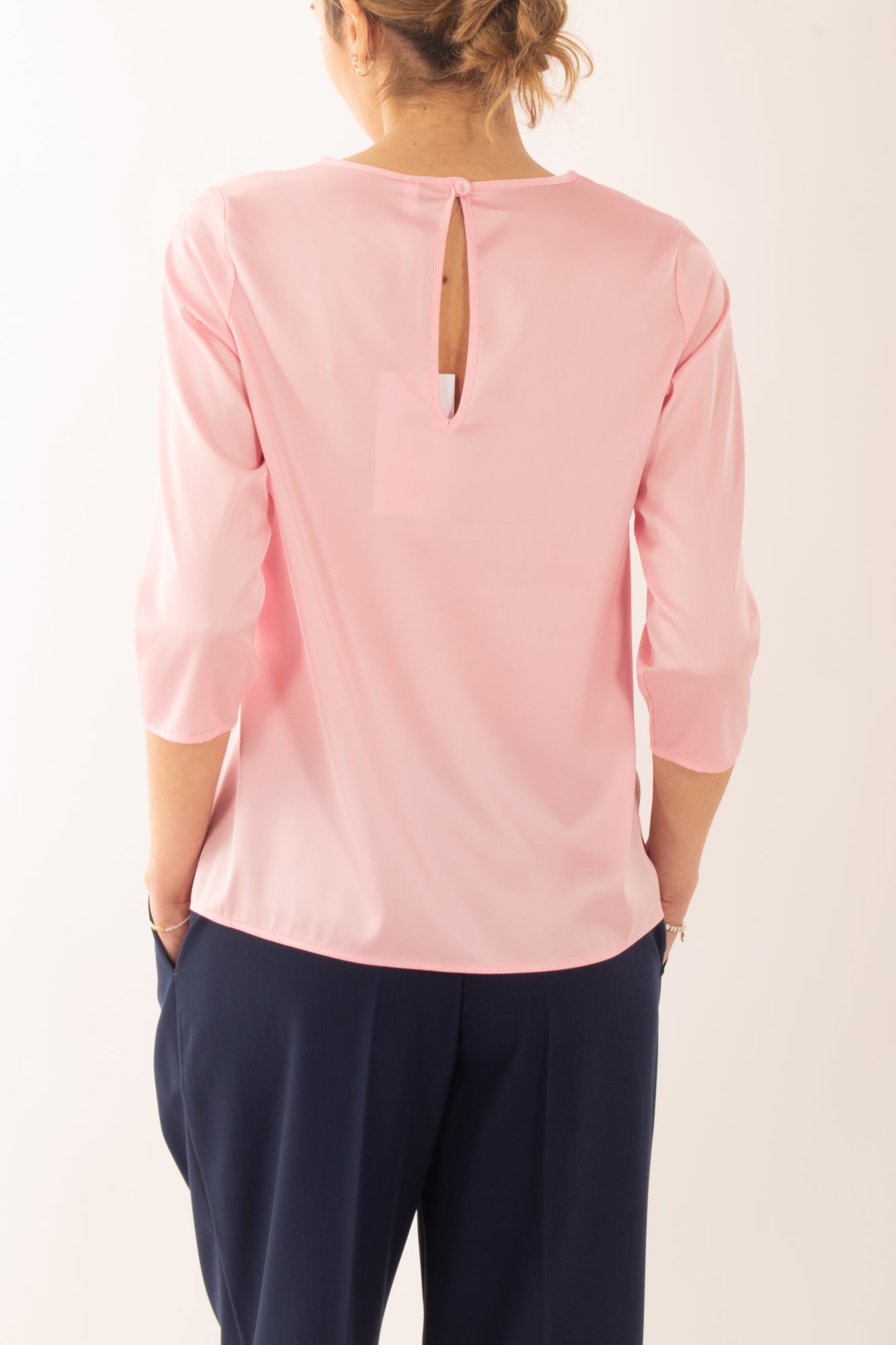 Blusa manica 3/4 da donna Imperial - Pink lady