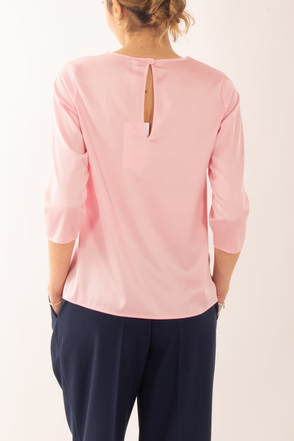 Blusa manica 3/4 da donna Imperial - Pink lady