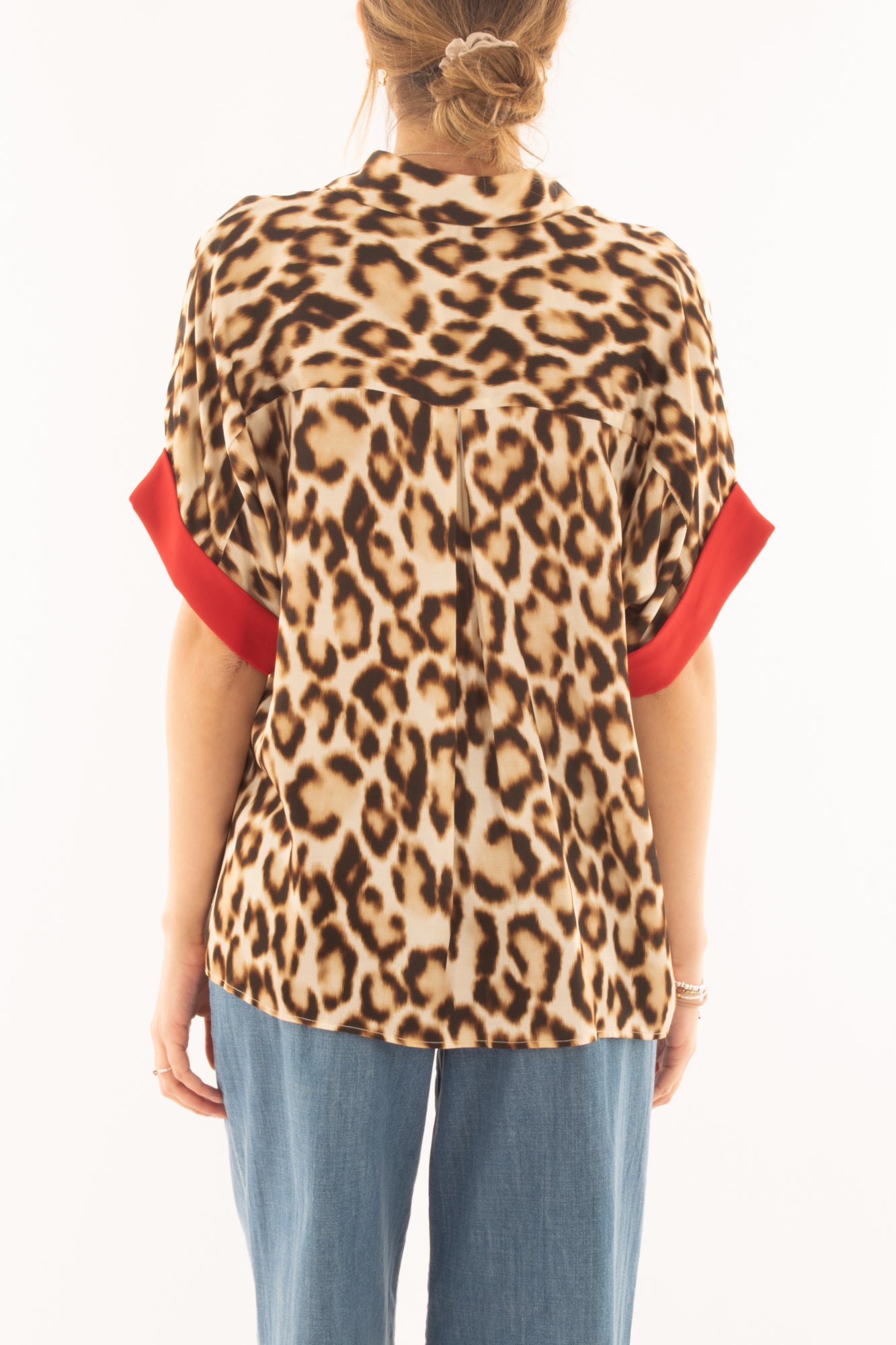 IMPERIAL Camicia leopardata da Donna Imperial Beige Beige