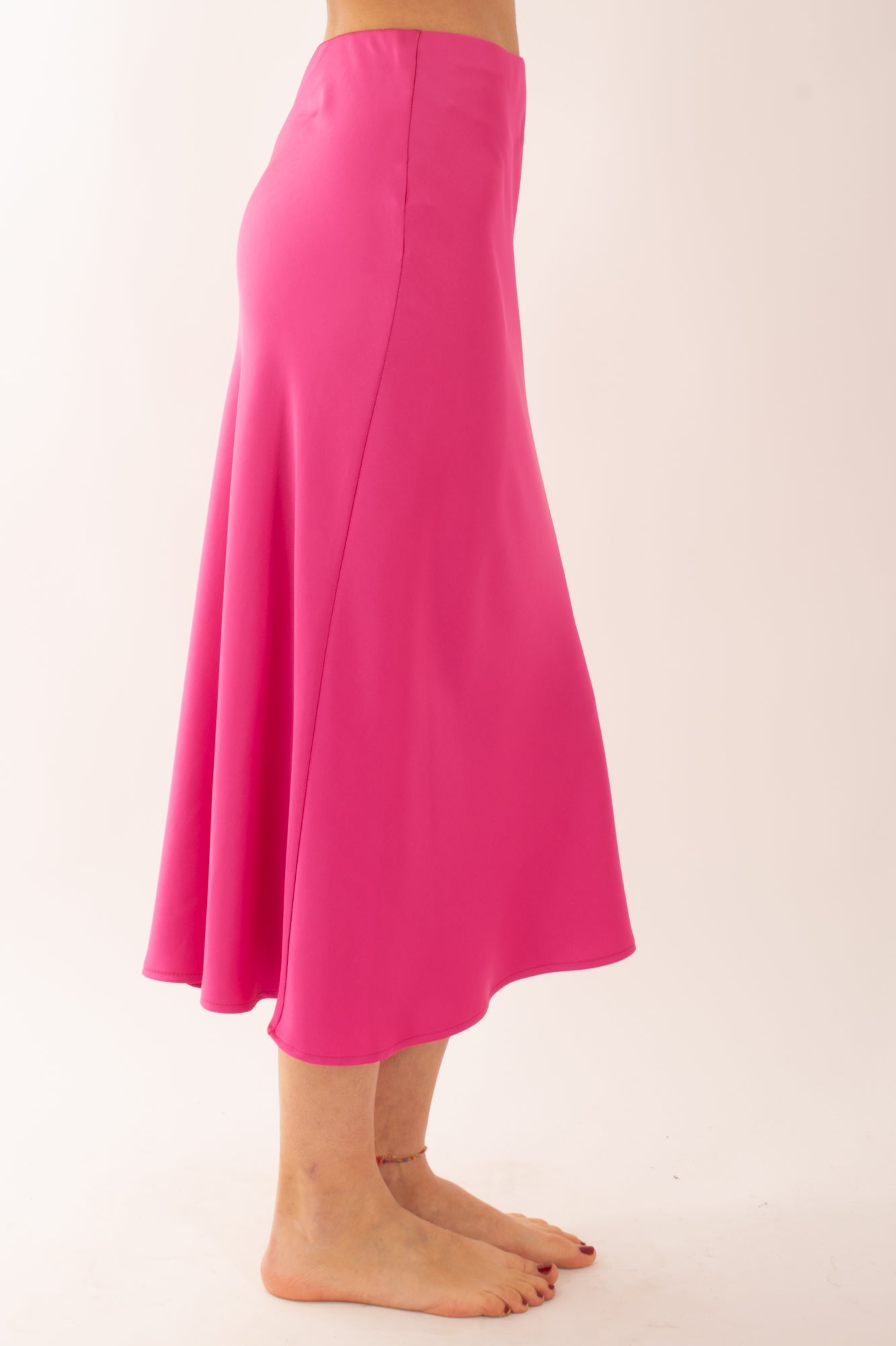 Gonna in satin da Donna Imperial - Pink