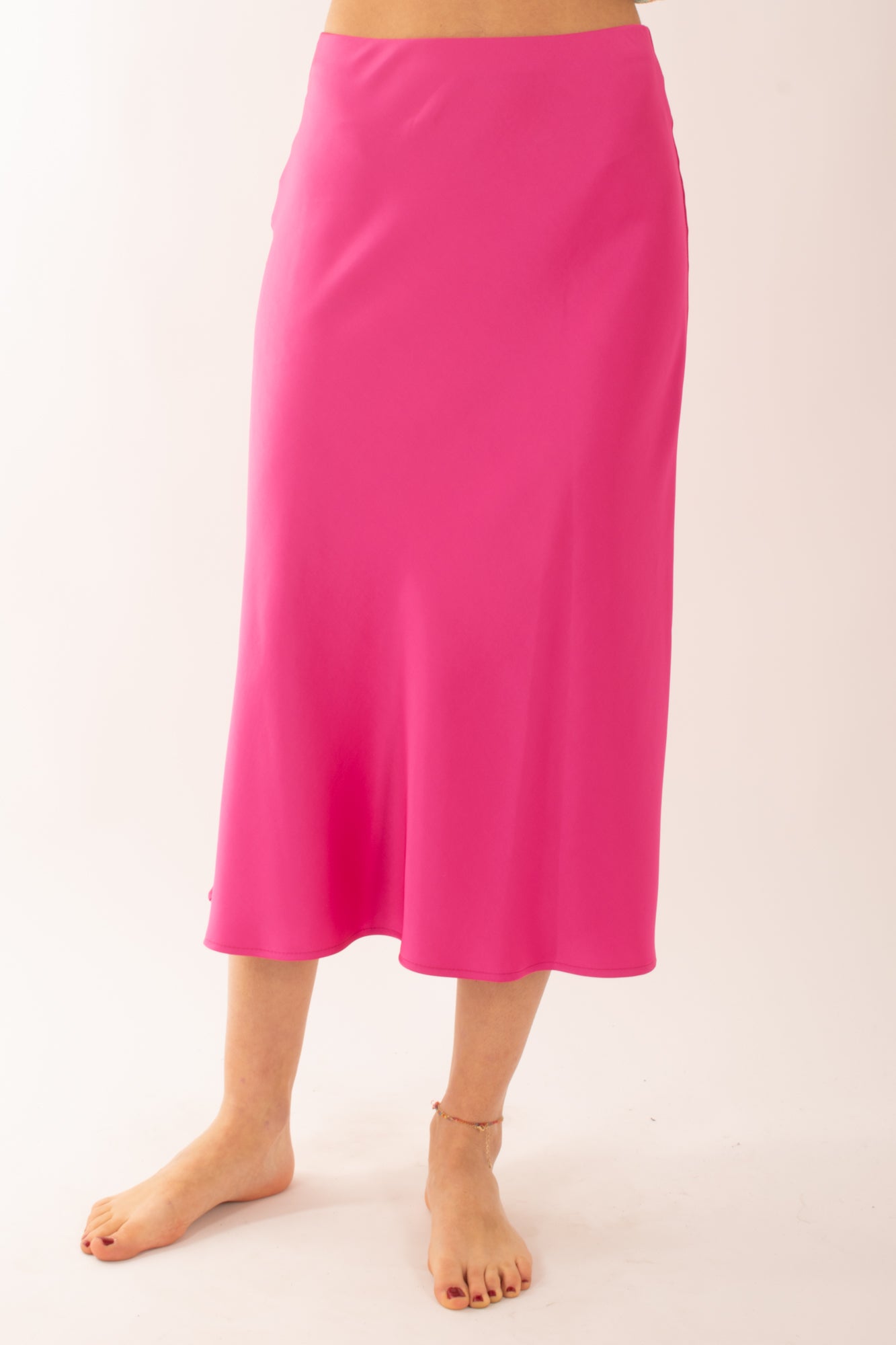 Gonna in satin da Donna Imperial - Pink