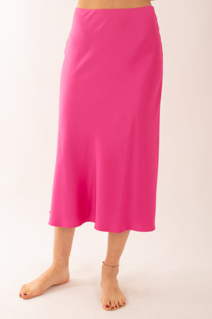 Gonna in satin da Donna Imperial - Pink