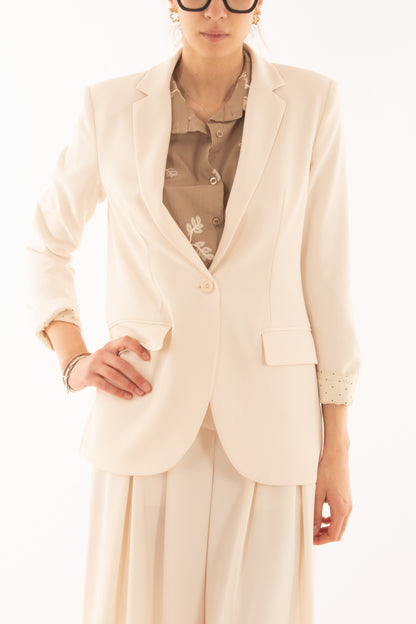 Giacca con fodera pois da Donna Imperial - Burro