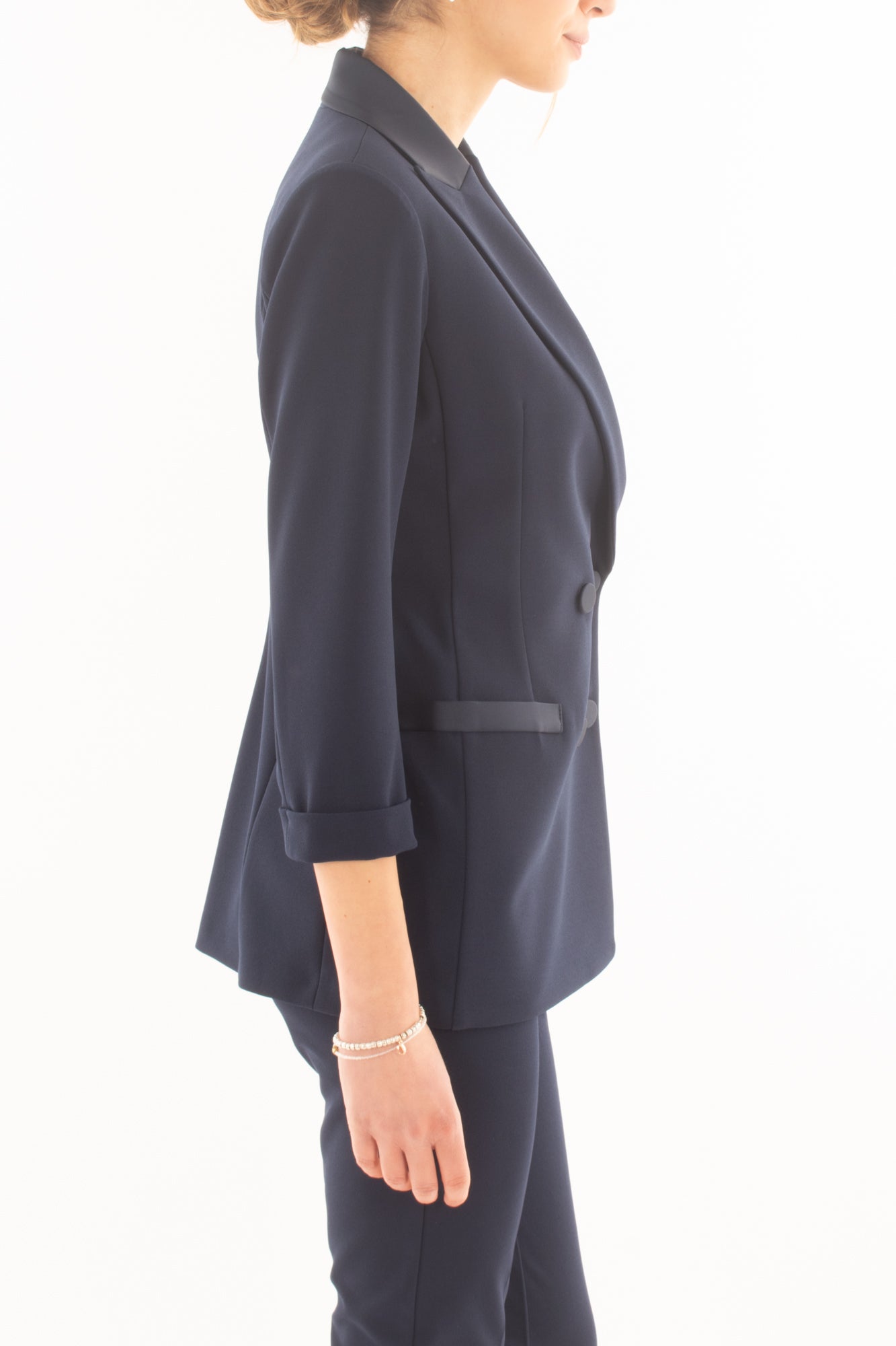 Giacca con manica 3/4 doppio petto da Donna Imperial - Blu