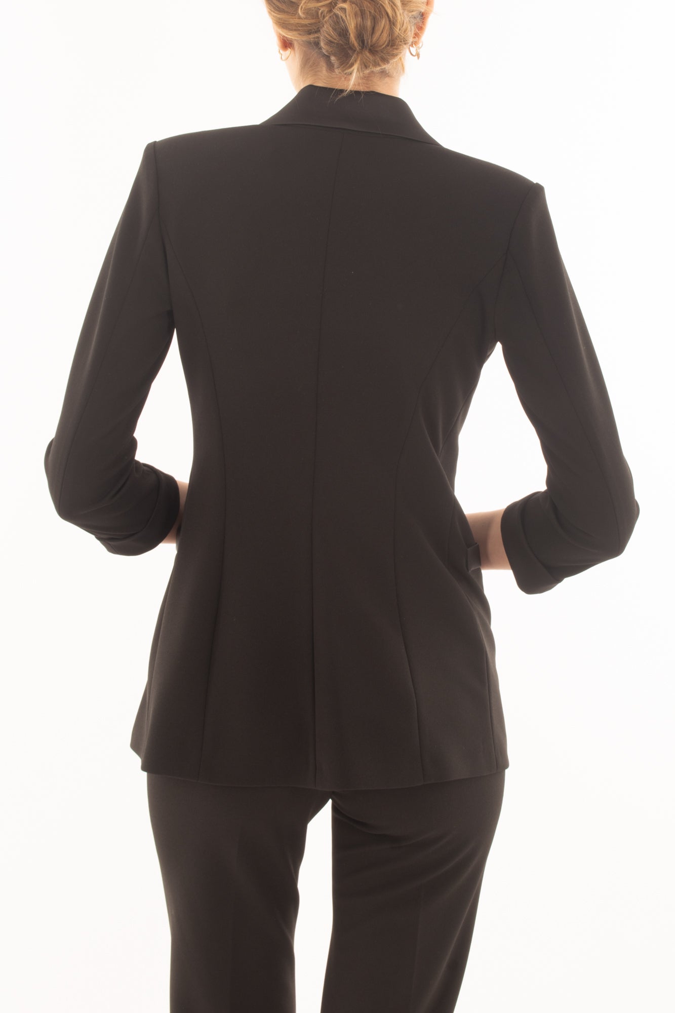 Giacca con manica 3/4 doppio petto da Donna Imperial - Nero