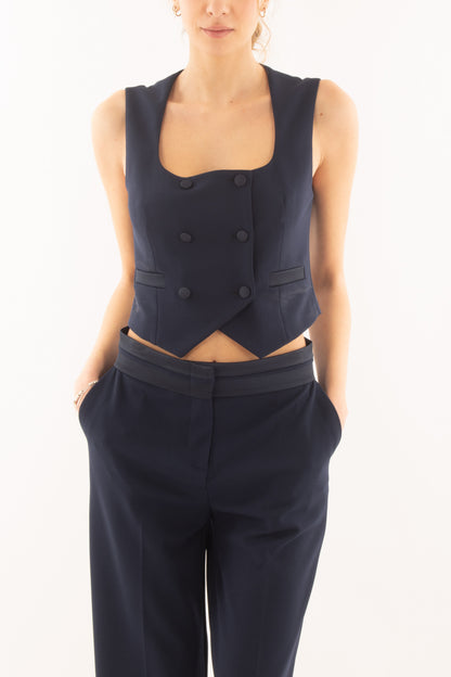 Gilet doppio petto da Donna Imperial - Blu