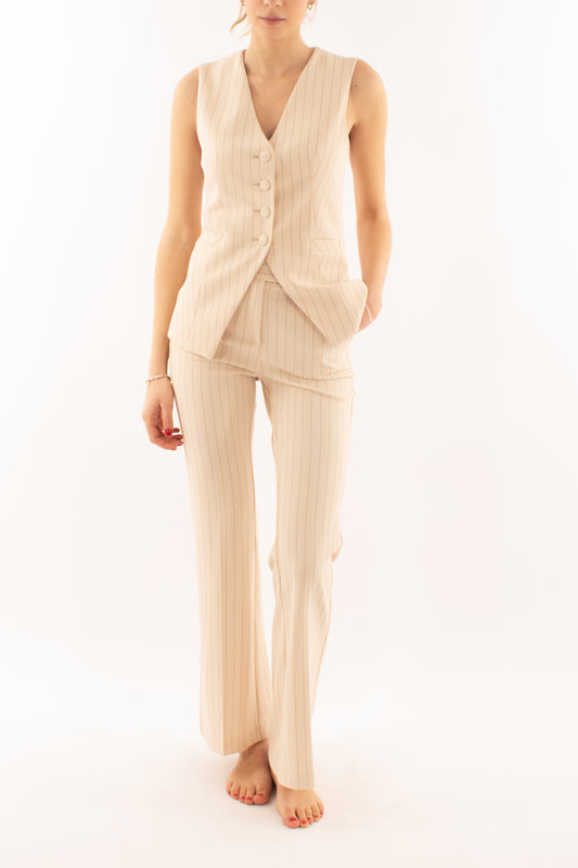 Gilet gessato da Donna Imperial - Avena