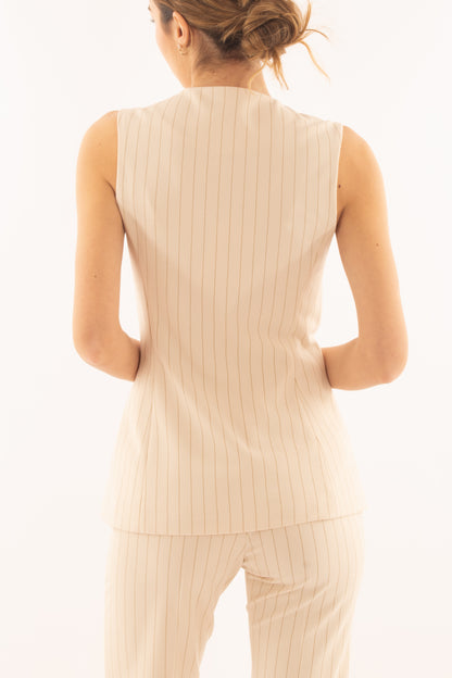 Gilet gessato da Donna Imperial - Avena