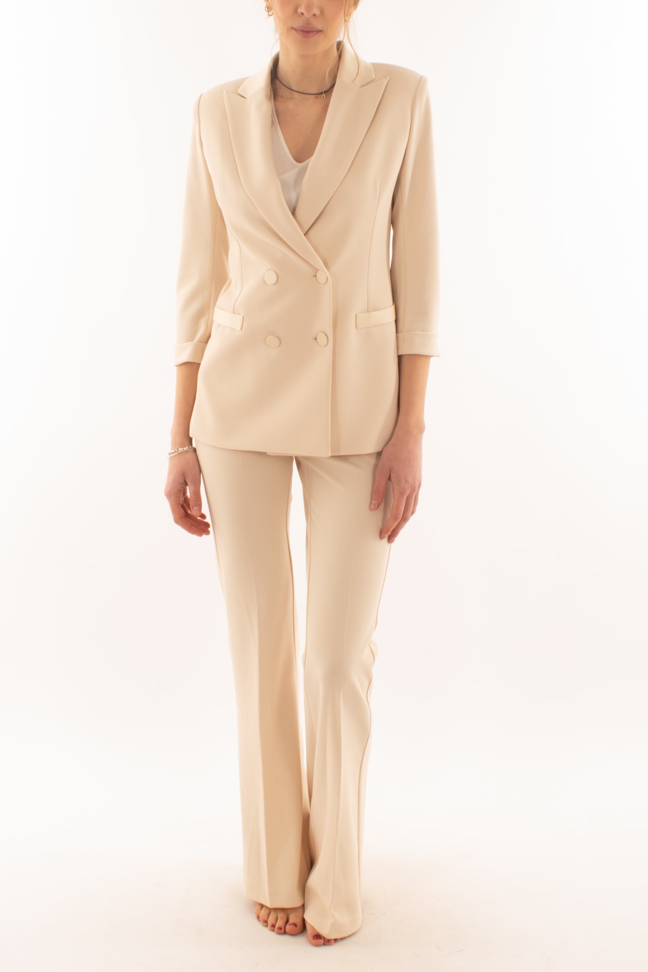 Pantalone a zampa da Donna Imperial - Avena