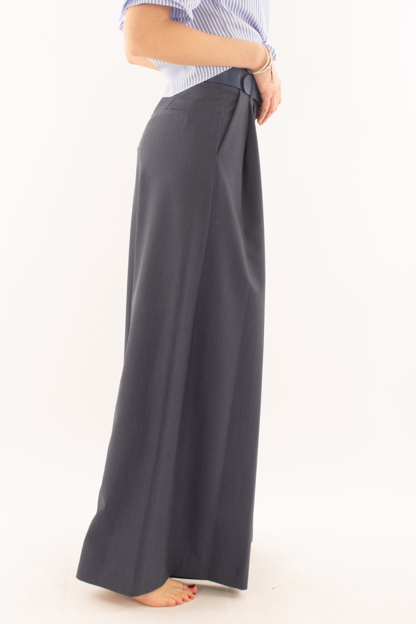 Pantalone super palazzo da Donna Imperial - Denim